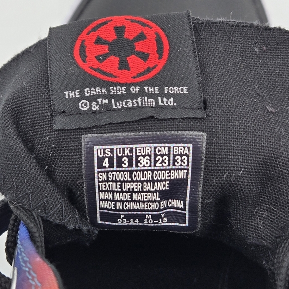Darth Vader Star Wars High-Top Sneakers NWOT - Picture 6 of 10